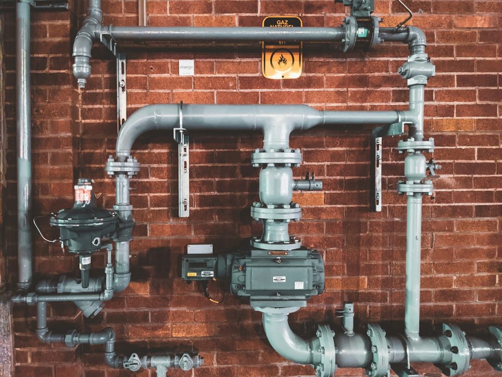 Metal plumbing pipes and fittings